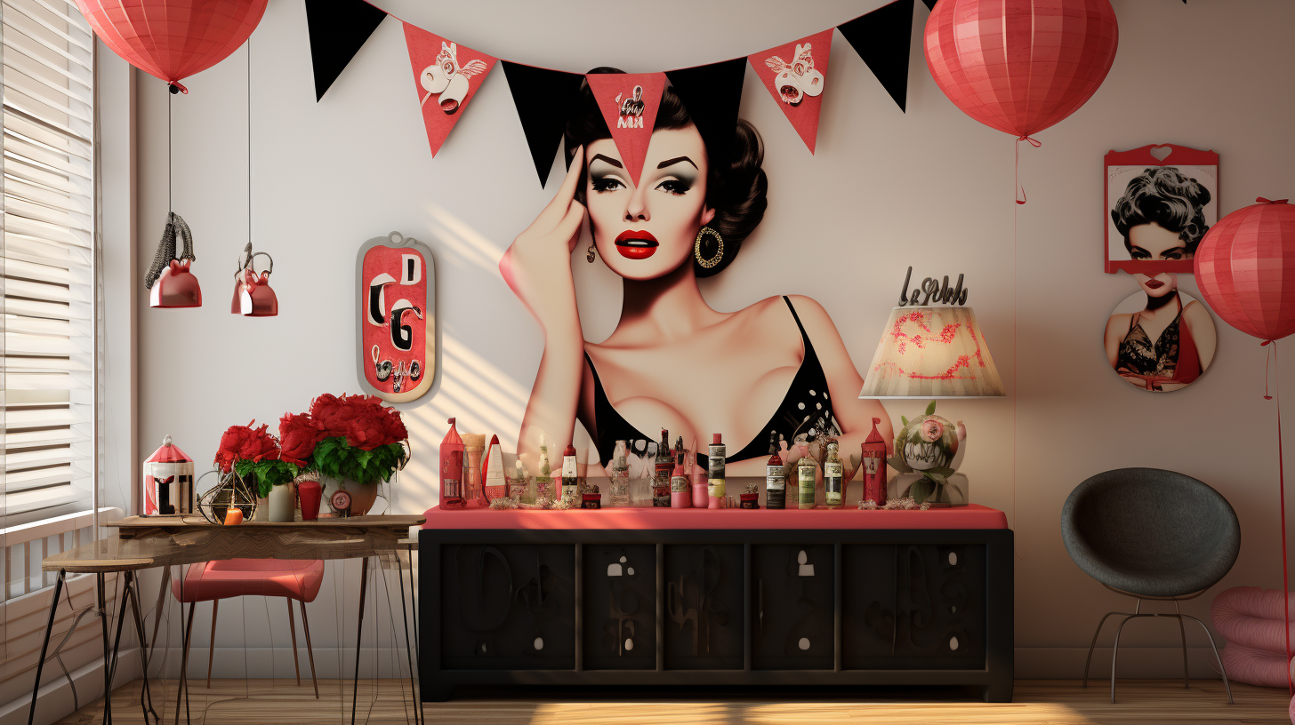 Retro Glam and Sassy Vibes: Pin Up Girl Bachelorette Decorations to Spice Up Your Celebration